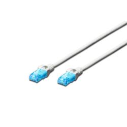 Patchcord DIGITUS UTP kat. 5e 10m PVC biały