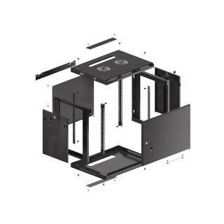 Szafa wisząca 19 9U 600x450 cz WF01-6409-00B