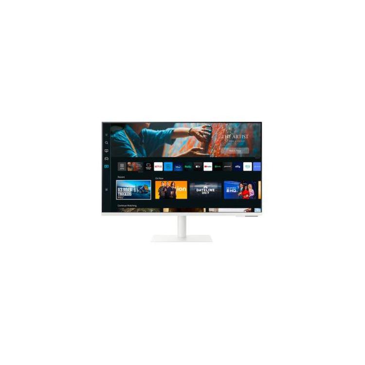 Monitor 27 cali SMART M7 VA 3840x2160 UHD 16:9 1xHDMI 2x USB 2.0 1xUSB-C (65W) WiFi/BT 4ms(GTG) głośniki płaski biały 2Yd2d