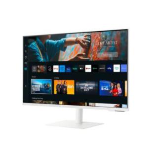 Monitor 27 cali SMART M7 VA 3840x2160 UHD 16:9 1xHDMI 2x USB 2.0 1xUSB-C (65W) WiFi/BT 4ms(GTG) głośniki płaski biały 2Yd2d