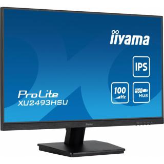 Monitor 23.8 cala ProLite XU2493HSU-B6 IPS.HDMI.DP.2x2W.USBx2.FHD.SLIM.100Hz