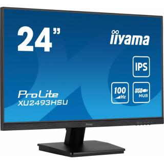 Monitor 23.8 cala ProLite XU2493HSU-B6 IPS.HDMI.DP.2x2W.USBx2.FHD.SLIM.100Hz