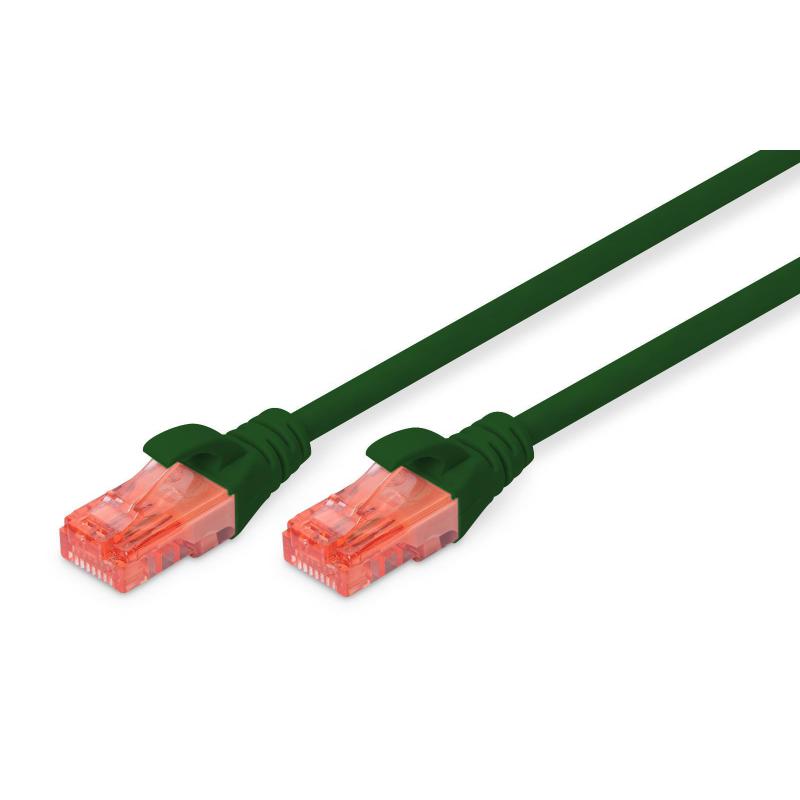 Patchcord DIGITUS UTP kat. 6 3m PVC zielony