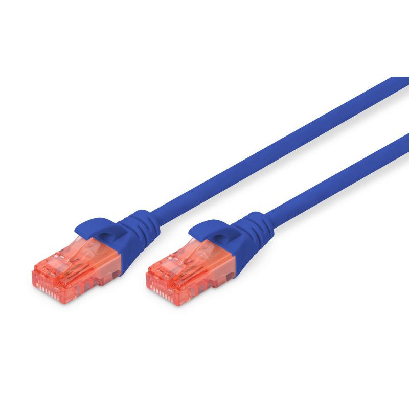 Patchcord DIGITUS UTP kat. 6 7m PVC niebieski