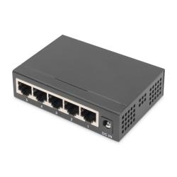 Switch niezarządzalny DIGITUS 5-portowy Gigabit Ethernet...