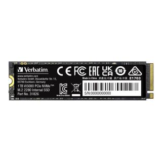 Dysk SSD Verbatim Vi5000 1TB M.2 PCIe Gen4 NVME 2280...