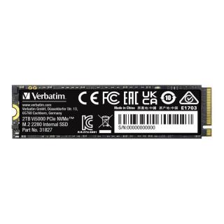 Dysk SSD Verbatim Vi5000 2TB M.2 PCIe Gen4 NVME 2280...