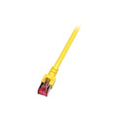 Patchcord 100% miedź EFB Cat.6 LSZH S/FTP, 0,5m, żółty