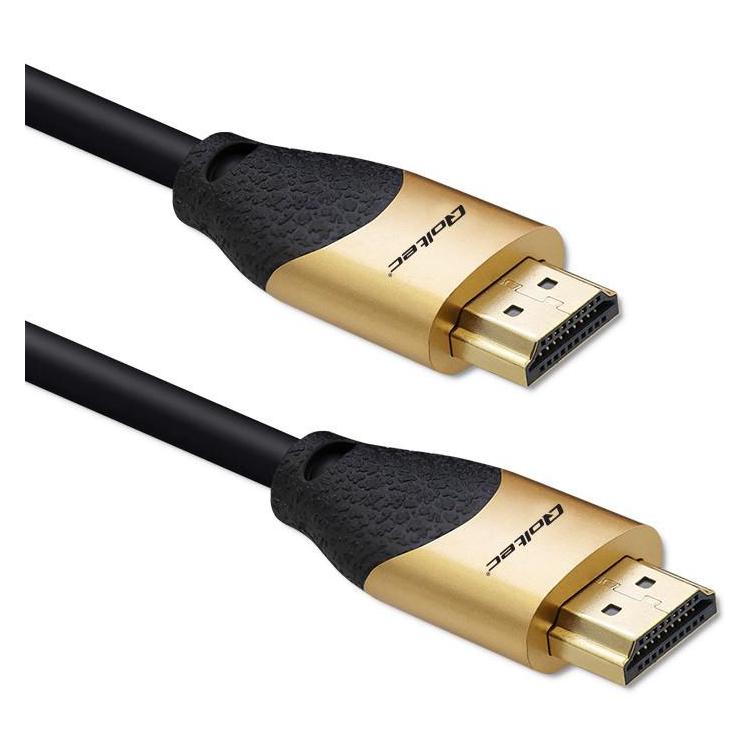 Kabel HDMI v2.1 Ultra High Speed 8K | 60Hz | 30AWG | 1m Złoty