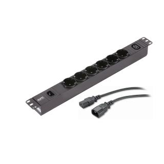 APC EASY PDU EPDU1010B-SCH BASIC 1U/10A 230V (6X)SCHUKO...