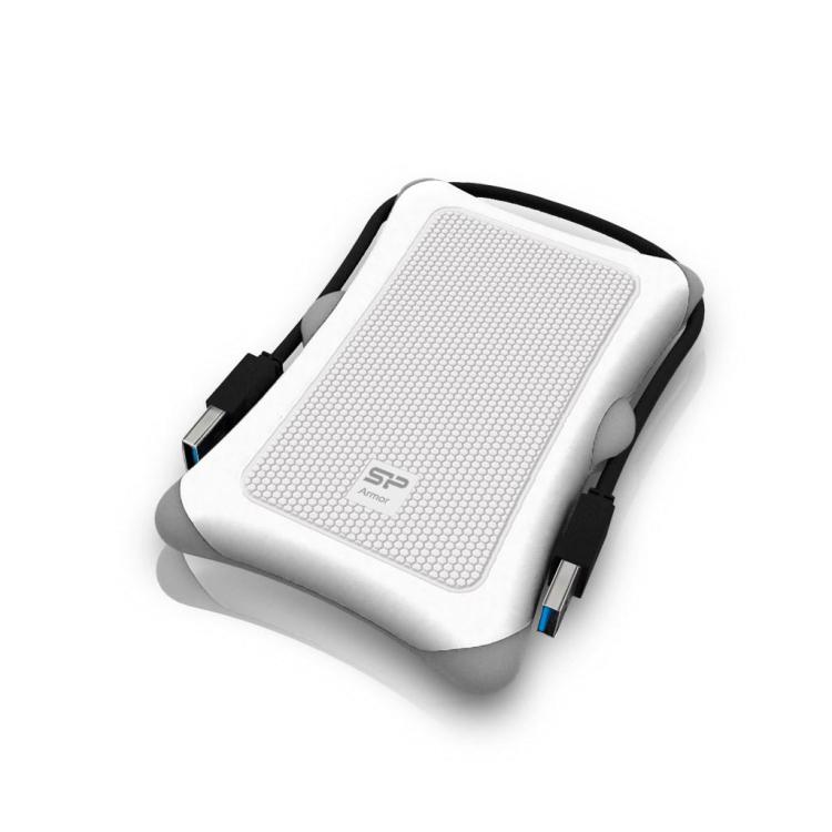 Dysk zewnętrzny HDD Silicon Power Armor A30 (2TB 2.5" USB 3.2 5400 obr/min White SP020TBPHDA30S3W)