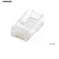 Wtyk Intellinet RJ45 8P/8C UTP Cat.5e/drut 100szt.