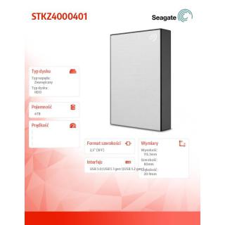 Disc One Touch 4TB 2,5 STKZ4000401 srebrny