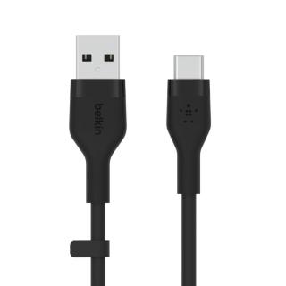 BELKIN KABEL USB-A - USB-C SILICONE 3M CZARNY