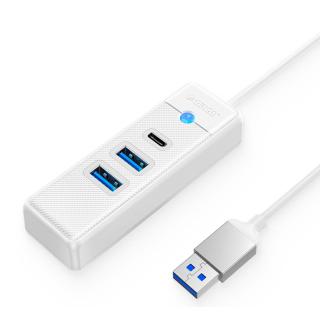 ORICO HUB USB-A 2X USB-A 3.1 + USB-C, BIAŁY