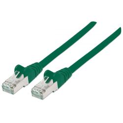 PatchCord Intellinet 100% miedź Cat.5e FTP 1m zielony