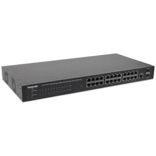 Przełącznik Intellinet Gigabit 24x 10/100/1000 RJ45 POE+ 2x SFP MANAGED