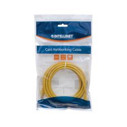 PatchCord 100% miedź Intellinet Cat.6 UTP, 0,5m, żółty