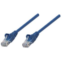 PatchCord 100% miedź Intellinet Cat.6 UTP, 1m, niebieski