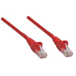 PatchCord 100% miedź Intellinet Cat.6 UTP, 0,5m, czerwony