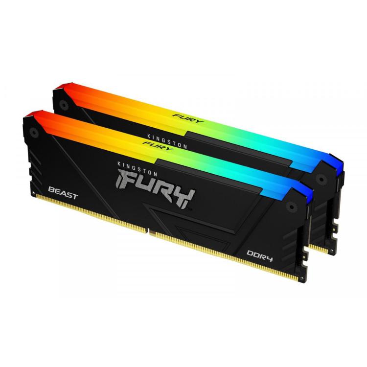 Pamięć DDR4 Fury Beast RGB 64GB(232GB)/3600 CL18