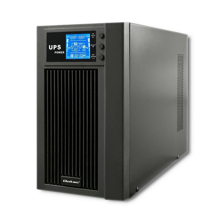 Zasilacz awaryjny UPS, on-line, czysta fala sinusoidalna, 3KVA, 2.4W, LCD, USB