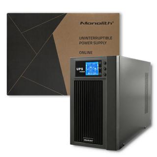 Zasilacz awaryjny UPS, on-line, czysta fala sinusoidalna, 3KVA, 2.4W, LCD, USB