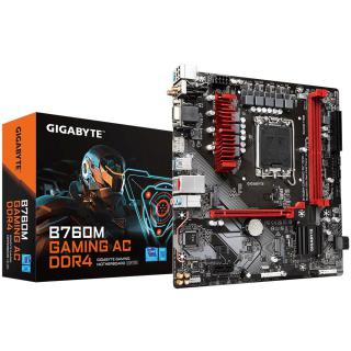 Płyta główna B760M Gaming AC DDR4 s1700 2DDR4 DP/HDMI mATX