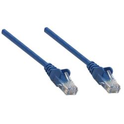 PatchCord 100% miedź Intellinet Cat.6 UTP, 3m, niebieski