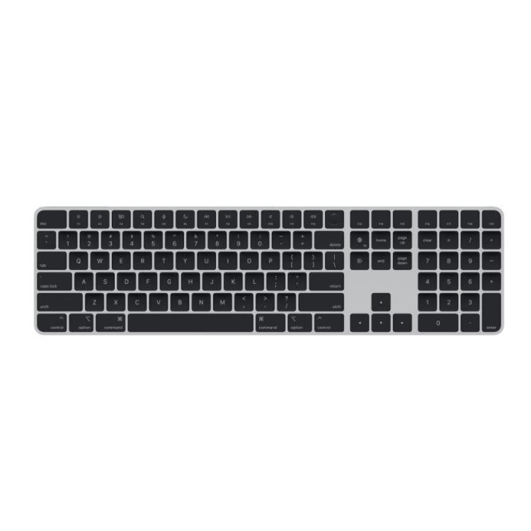 Klawiatura Magic Keyboard z Touch ID i polem numerycznym dla modeli Maca z czipem Apple - angielski (USA) - czarne klawisze