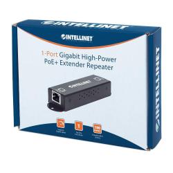 Regenerator Extender sygnału PoE+ Intellinet 1xRJ45 Gigabit 802.3af