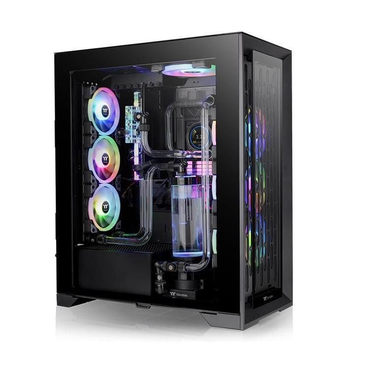 Obudowa CTE T500 Full Tower ARGB 14cmx3 Tempered Glassx2 - Czarna