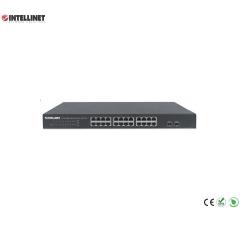 Switch niezarządzalny Intellinet 24x 10/100/1000 Mbps + 2x SFP