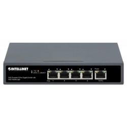 Switch niezarządzalny Intellinet 4x 10/100/1000 Mbps PoE 25W/65W + 1x PoE PD 95W