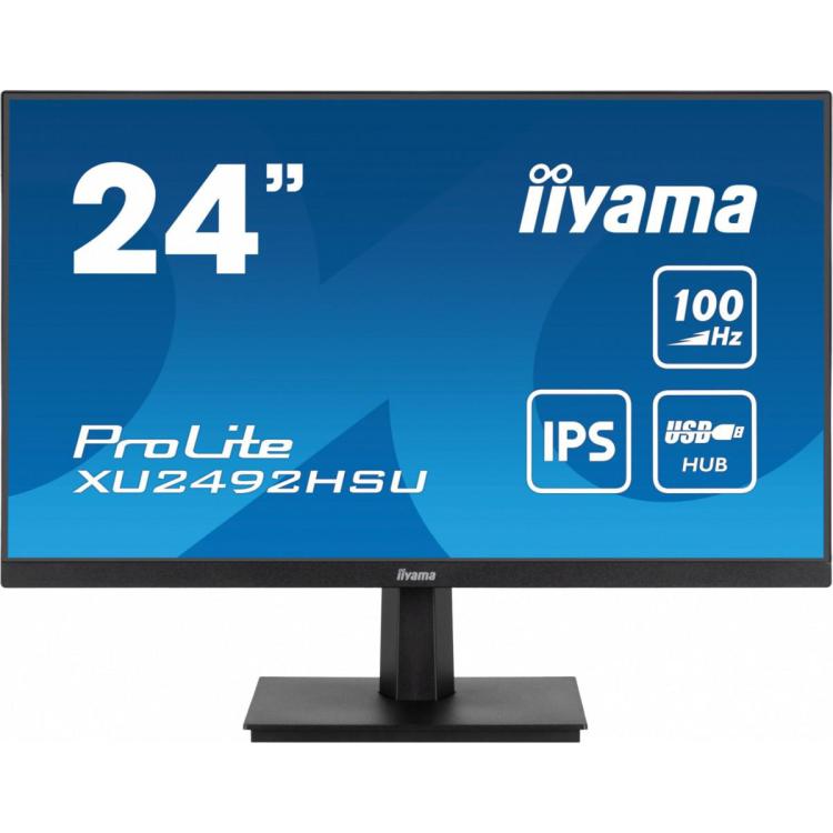 Monitor 23.8 cala XU2492HSU-B6 IPS,FHD,HDMI,DP,100Hz,4xUSB3.2,SLIM,2x2W