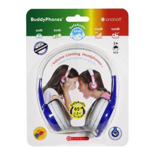 Słuchawki BuddyPhones Discover Blue dla dzieci 85dB