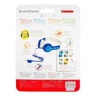 Słuchawki BuddyPhones Discover Blue dla dzieci 85dB