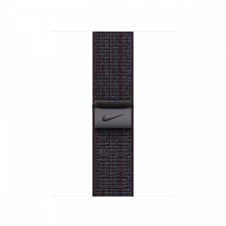 Opaska sportowa Nike w kolorze czarnym/niebieskim do koperty 41 mm