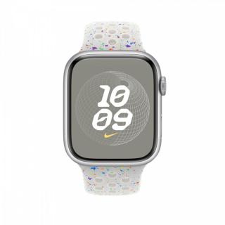 Pasek sportowy Nike w kolorze czystej platyny do koperty 45 mm - M/L