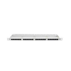 Patch panel Lanberg PPU6-0024-S 24 port 0.5U kat.6 szary