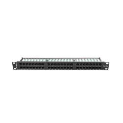 Patch panel Lanberg PPU5-1048-B 48 port 1U kat.5e czarny