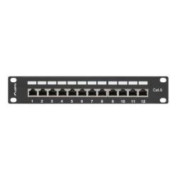 Patch panel Lanberg PPF6-9012-B 12 port 1U 10" kat.6...