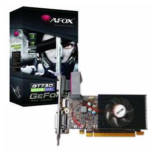 AFOX GEFORCE GT730 4GB DDR3 128BIT DVI HDMI VGA LP FAN AF730-4096D3L5