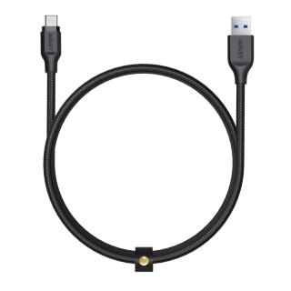 Kabel USB Aukey CB-AC1 BK USB-A - USB-C 5Gbps, QC 3.0, 1,2m