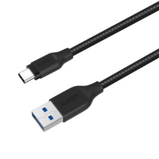 Kabel USB Aukey CB-AC1 BK USB-A - USB-C 5Gbps, QC 3.0, 1,2m