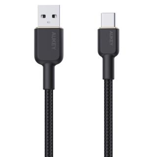 Kabel USB Aukey CB-NAC1 BK USB-A - USB-C, PD 60W, 1m, m/m