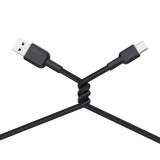 Kabel USB Aukey CB-NAC1 BK USB-A - USB-C, PD 60W, 1m, m/m