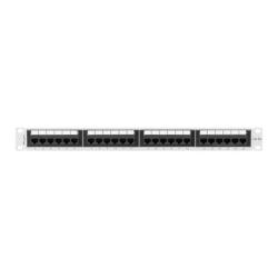 Patch panel Lanberg 24 port 1U kat.6A szary