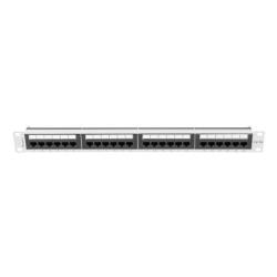 Patch panel Lanberg 24 port 1U kat.6A szary