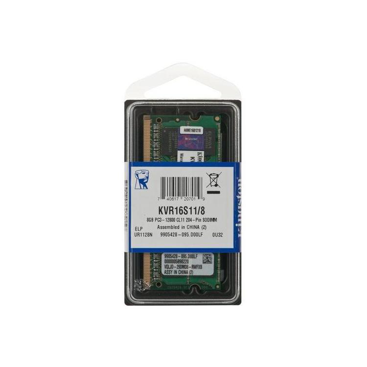 Pamieć DDR3 Kingston SODIMM 8GB 1600MHz CL11 1,5V